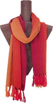 Check out all the beautiful handwoven scarves!